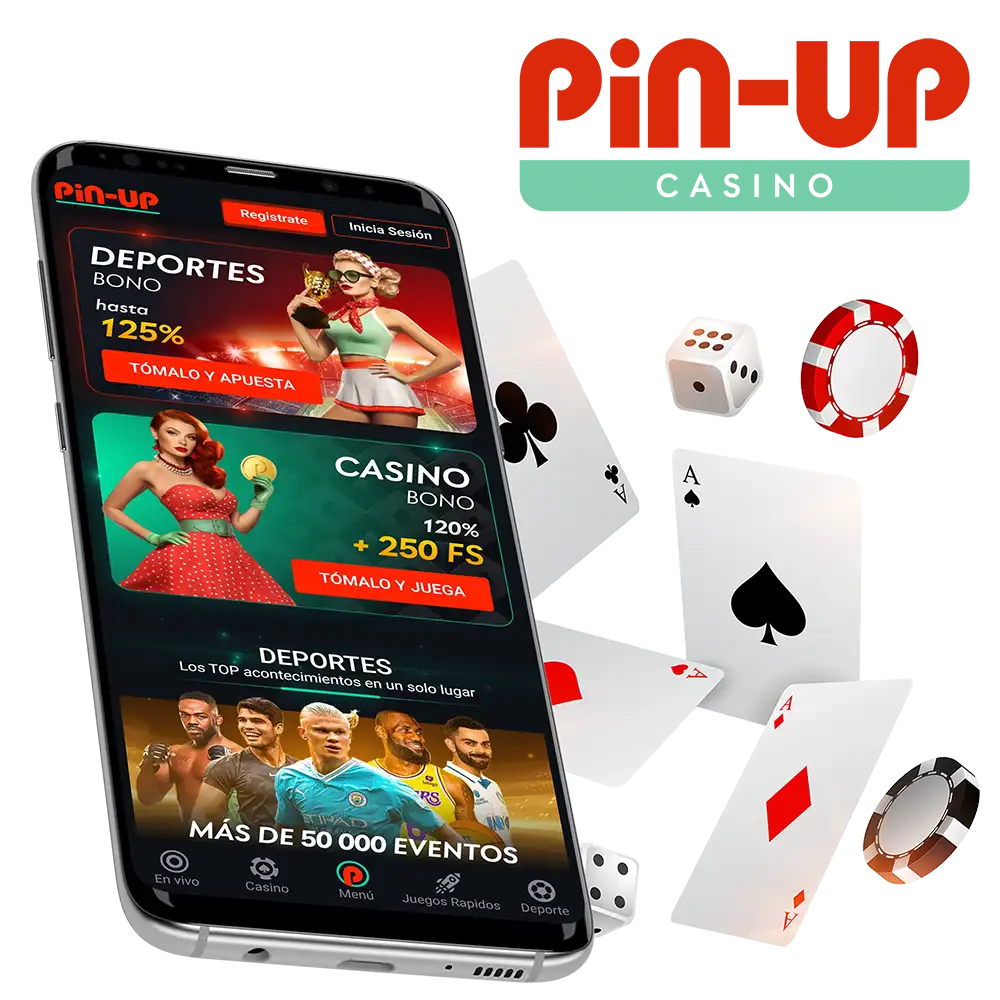 Accede a todos los juegos y funciones de Pin Up desde tu smartphone o tableta.