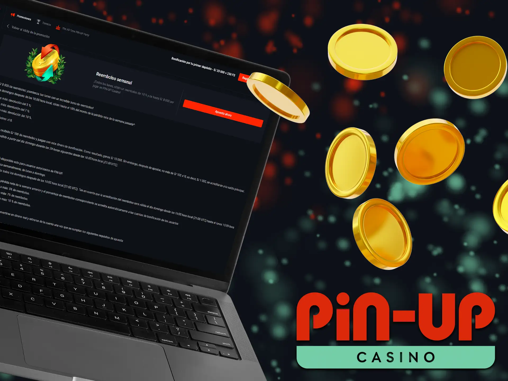 En Pin Up, los jugadores más fieles reciben devoluciones de dinero cada semana.