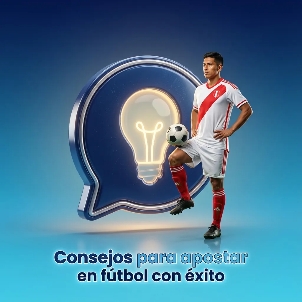 Gráfico con consejos en español para apostar en fútbol: estadísticas, forma reciente, lesiones y gestión responsable del dinero