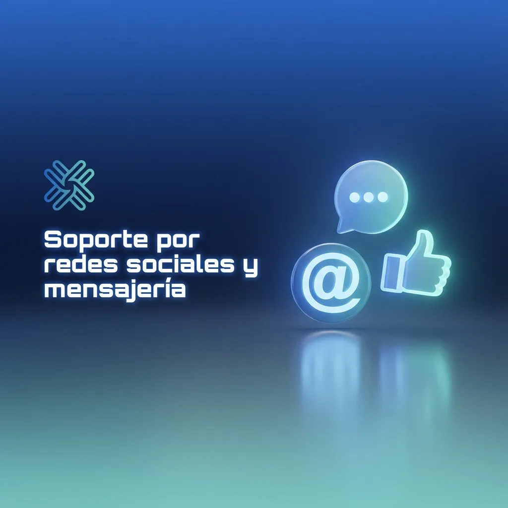 Ilustración de atención al cliente vía WhatsApp, Telegram, Facebook Messenger y X desde un teléfono móvil