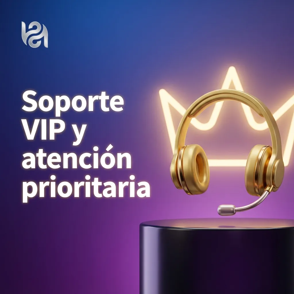 Ilustración de jugador VIP recibiendo atención prioritaria en línea, con iconos de chat, teléfono y servicio personalizado