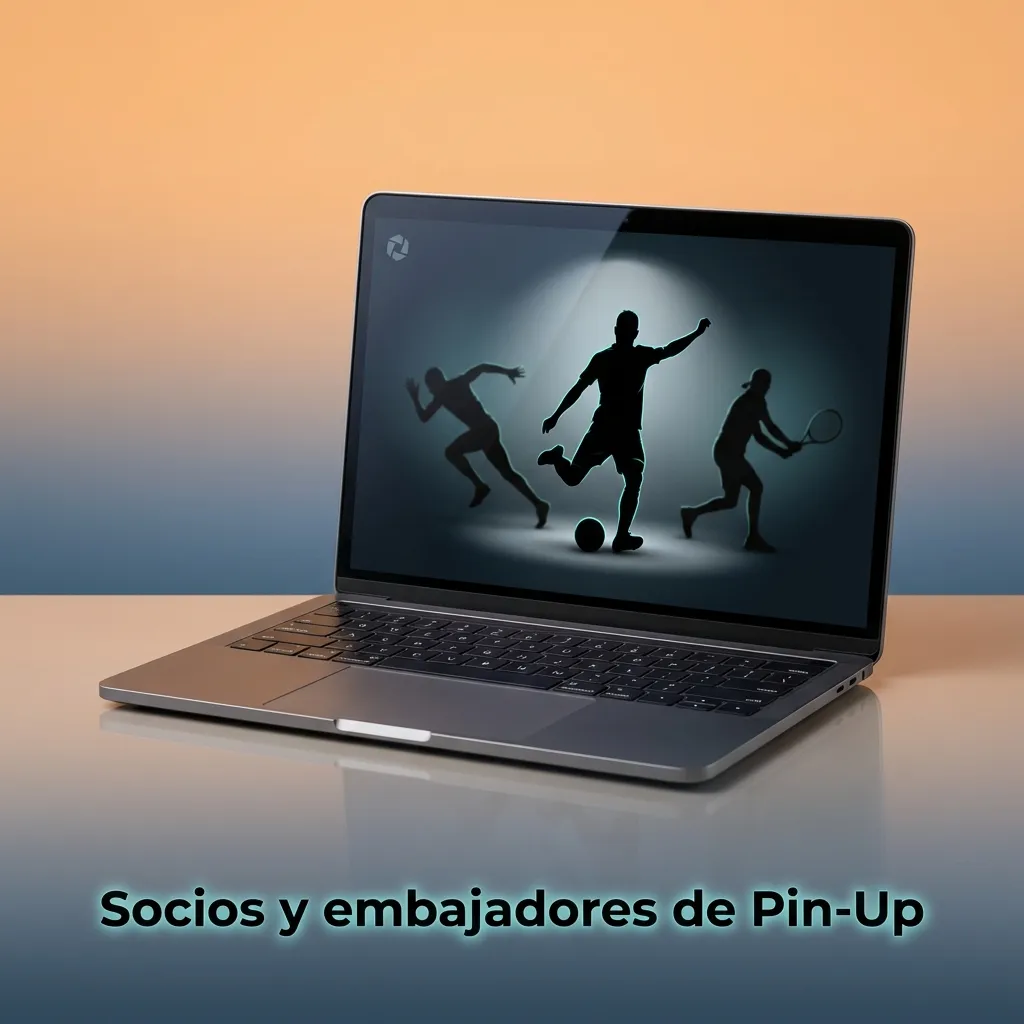 Ilustración de socios Pin-Up Perú: clubes deportivos, creadores de contenido, presentadores de casino y proveedores de pago.