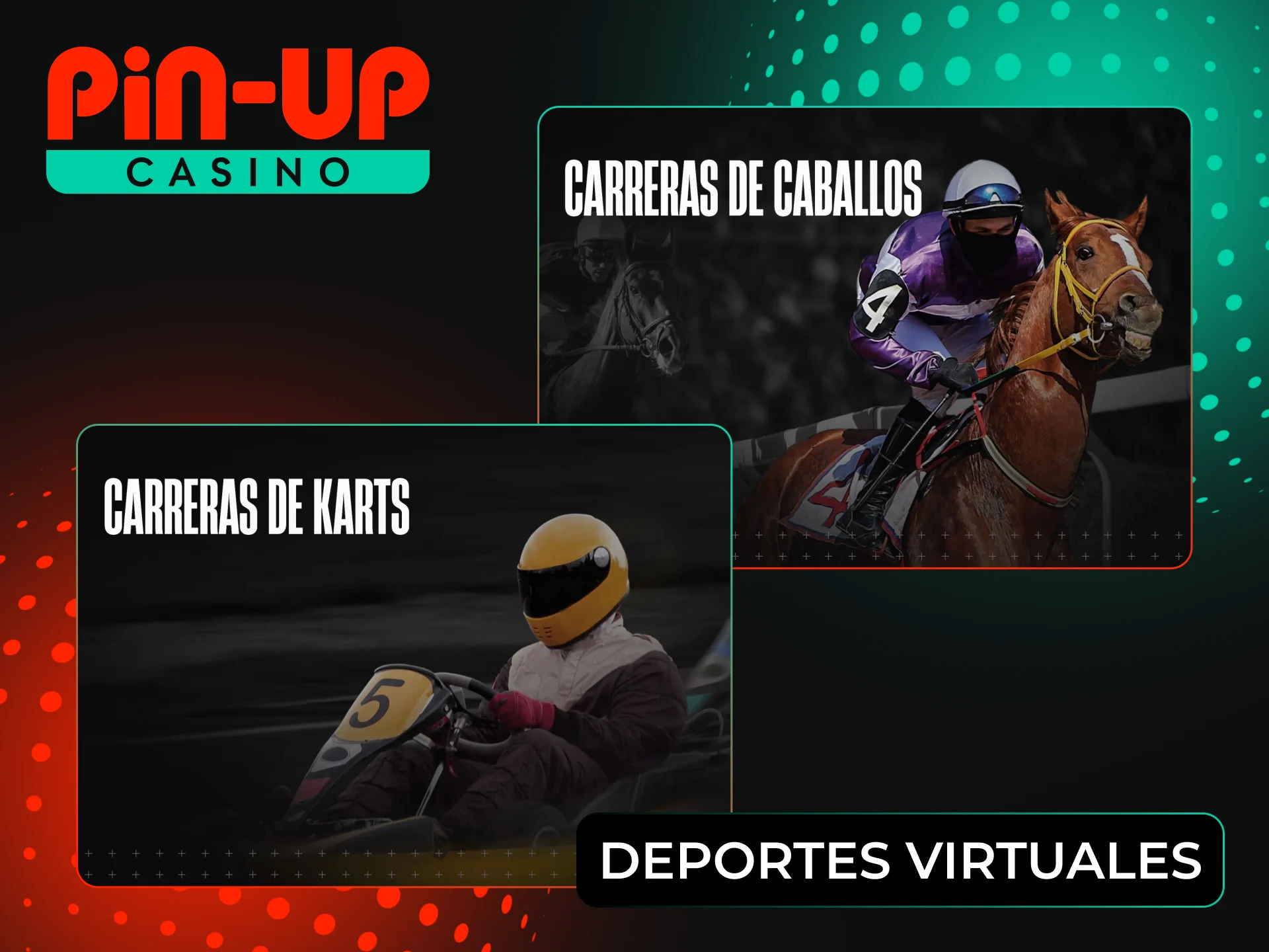 Encuentra la sección de deportes virtuales en Pin-Up y disfruta.