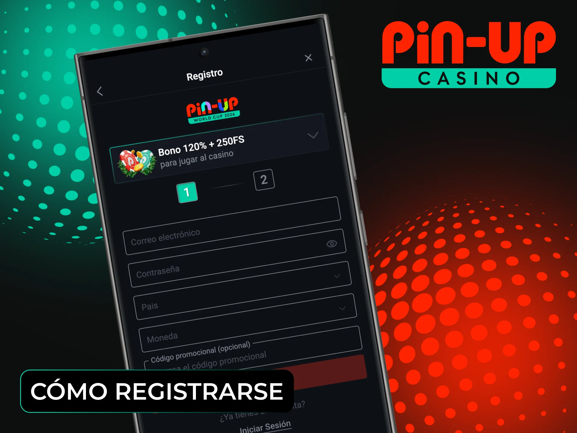 Crea una cuenta Pin-Up en la aplicación móvil para acceder a todas las funciones.