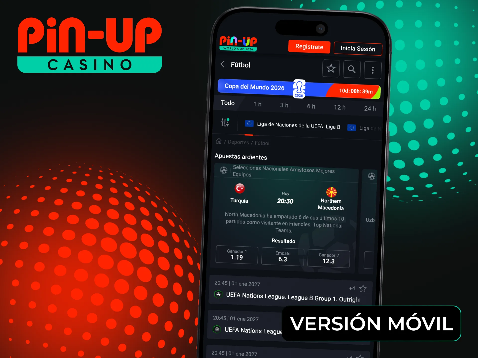 Utilice la plataforma Pin-Up a través de la versión móvil del sitio web.