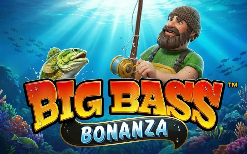 Prueba tu suerte en la tragamonedas Big Bass Bonanza de Pin-Up.