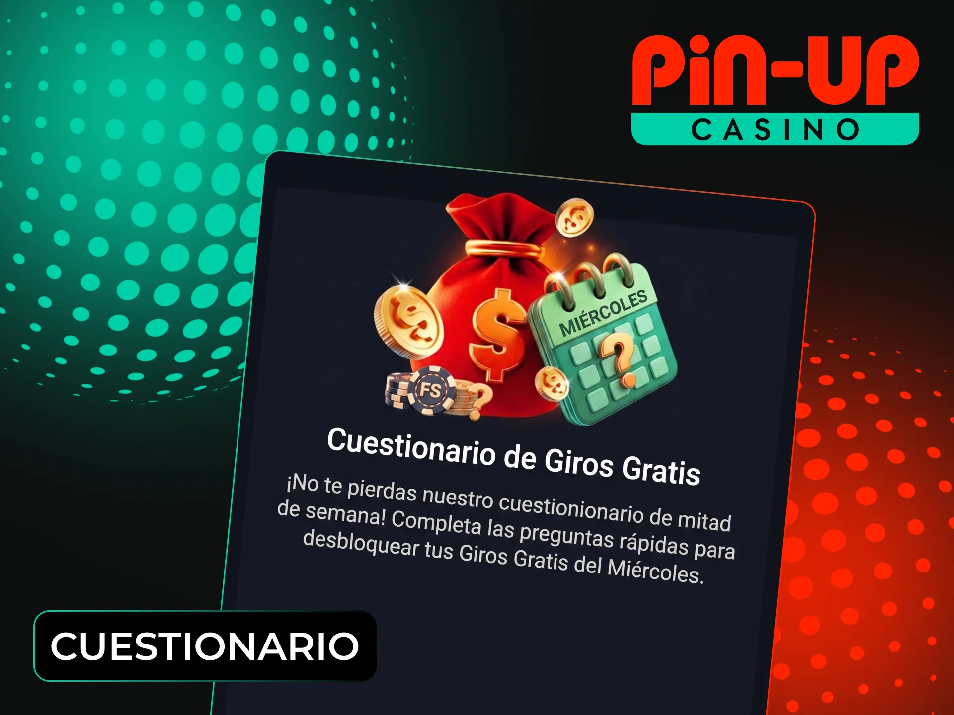 Gana giros gratis todos los miércoles en el casino Pin-Up.