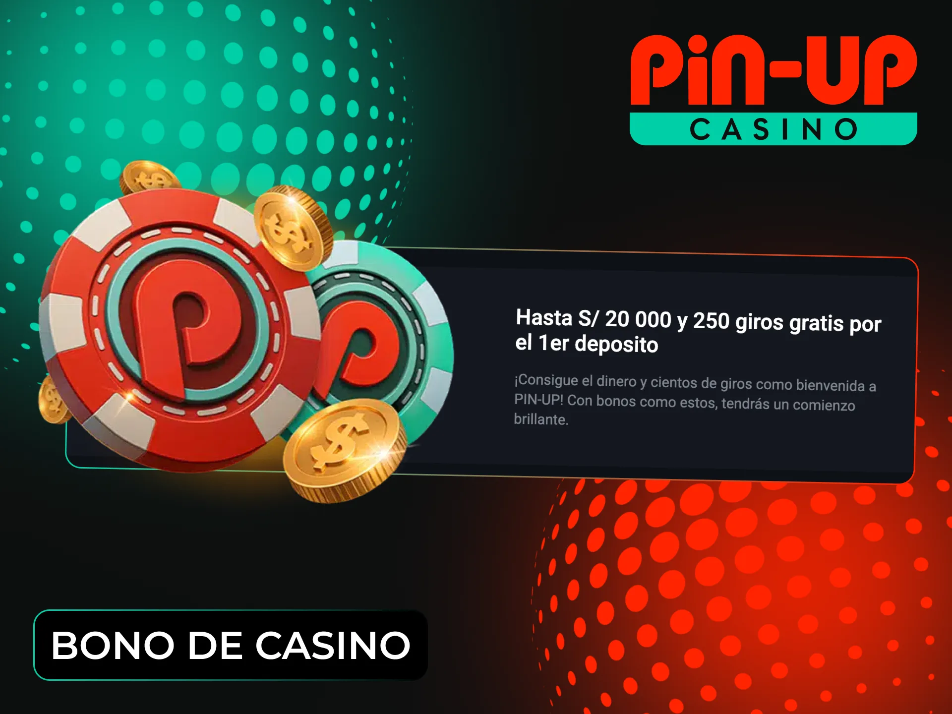 Pin-Up ofrece un bono de bienvenida para los nuevos usuarios que jueguen en el casino.