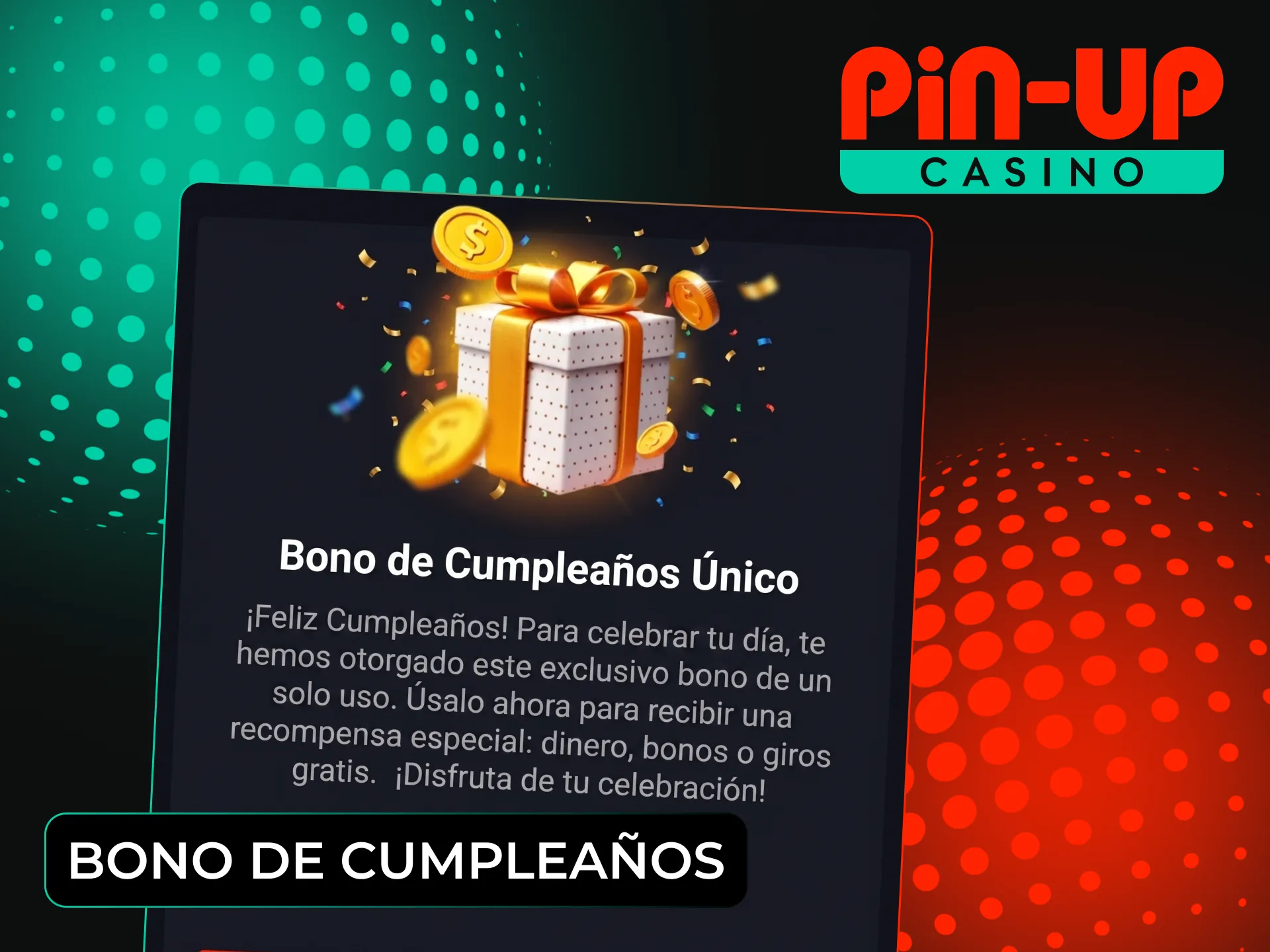 Los usuarios de Pin-Up pueden disfrutar de un bono exclusivo como regalo de cumpleaños.