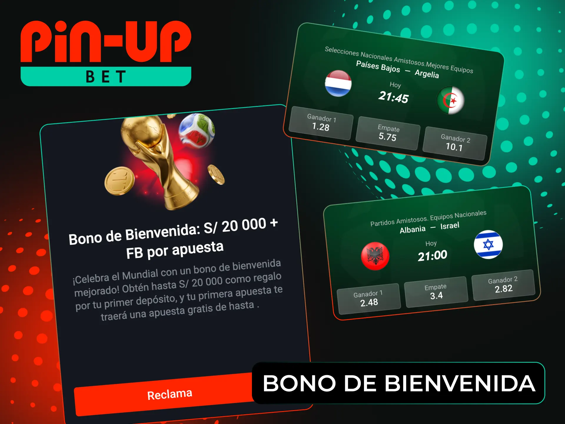 Aprovecha el bono por primer depósito de Pin-Up.
