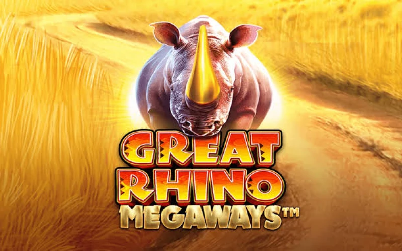 Prueba tu suerte en el juego Pin-Up Great Rhino Megaways.