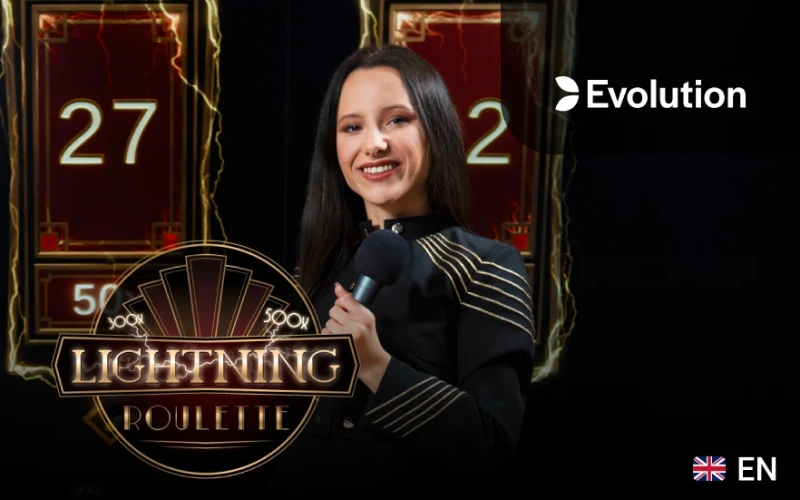 Prueba el juego Lightning Roulette en la sección de casino en vivo de Pin-Up.