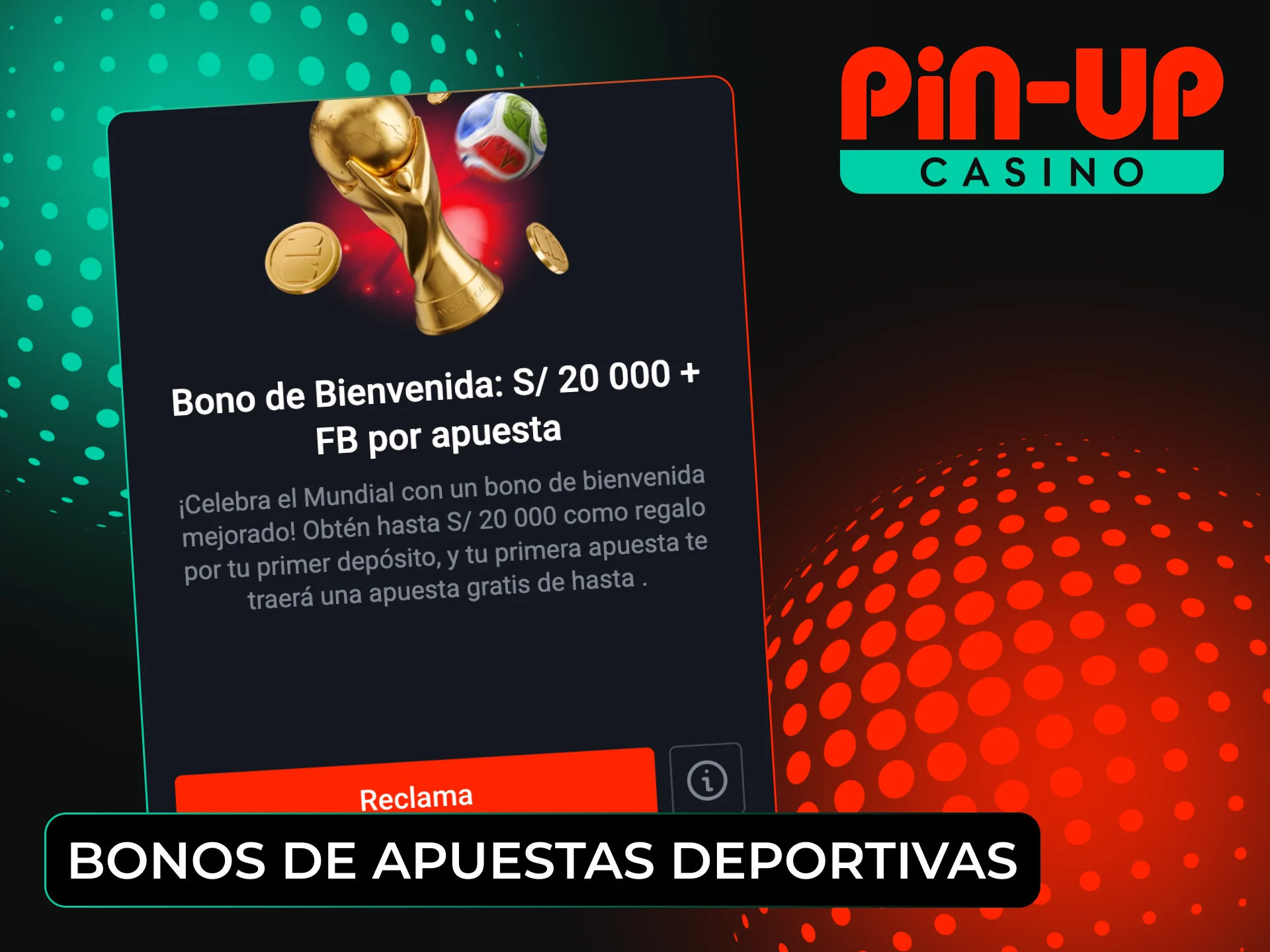 Consigue el bono de bienvenida para apuestas deportivas en Pin-Up.