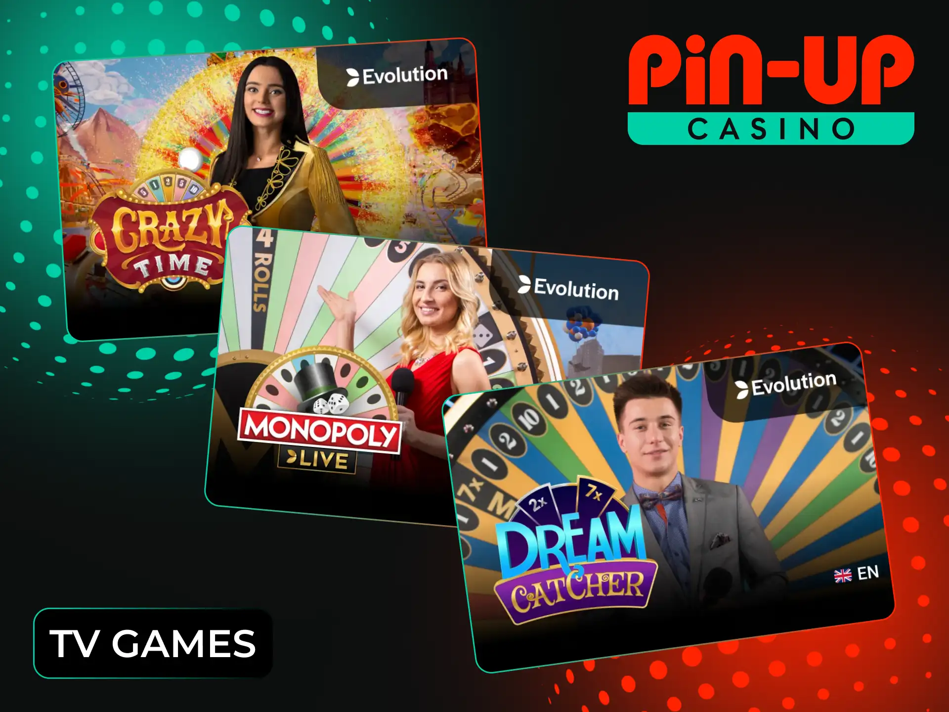 ¡Empieza a jugar a los juegos de Pin-Up TV ahora y gana grandes premios!