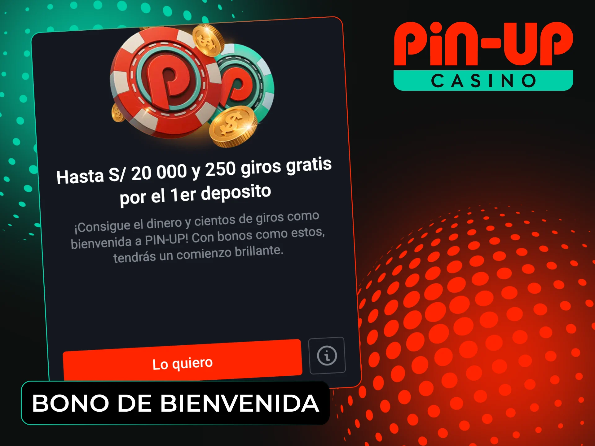 Regístrate en Pin-Up, realiza tu primer depósito y recibe un bono de bienvenida.