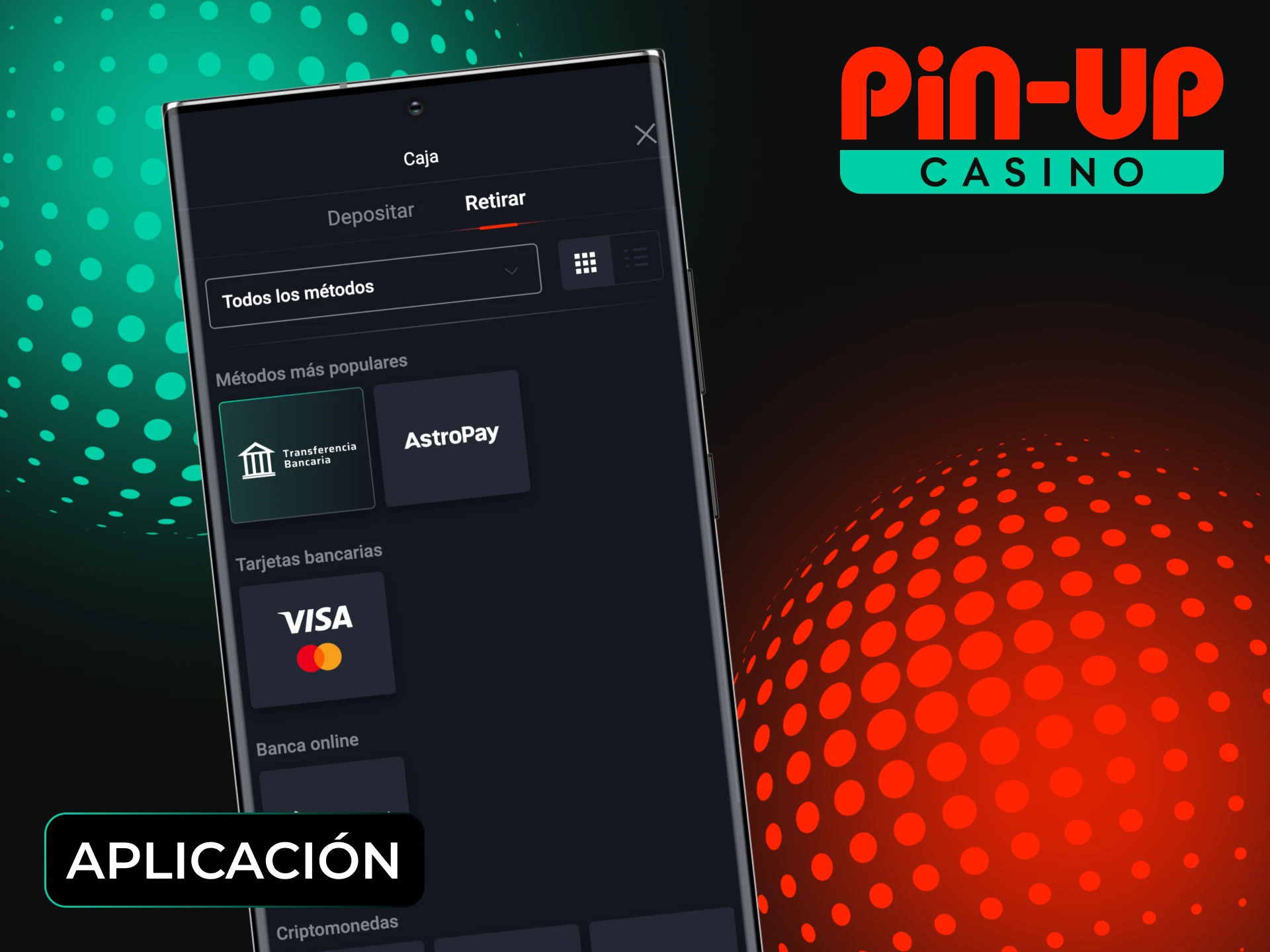 Retira tus fondos al instante en la aplicación Pin-Up.
