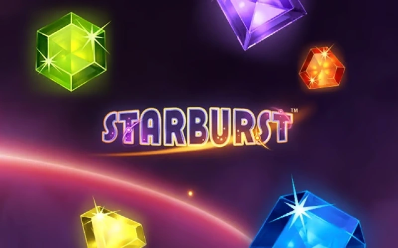 Sumérgete en el juego de tragamonedas Starburst en Pin-Up Casino.